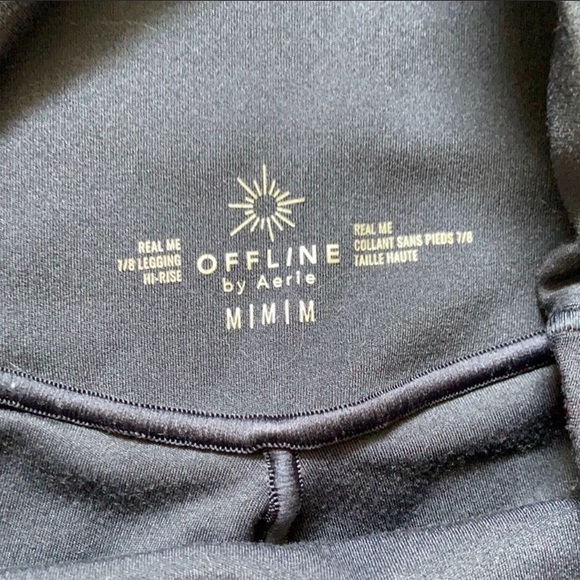 Navy Blue Aerie Offline Leggings - Picture 4 of 5